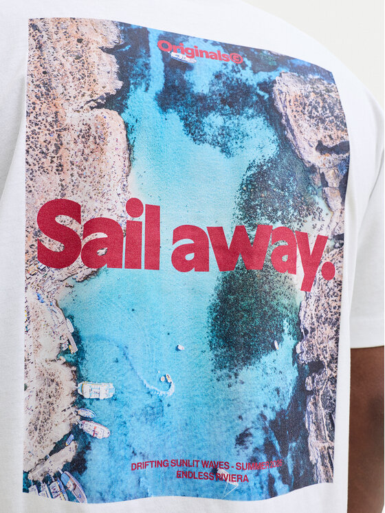 Jack & Jones Jack & Jones Футболка Riviera 12295161 Білий Relaxed Fit