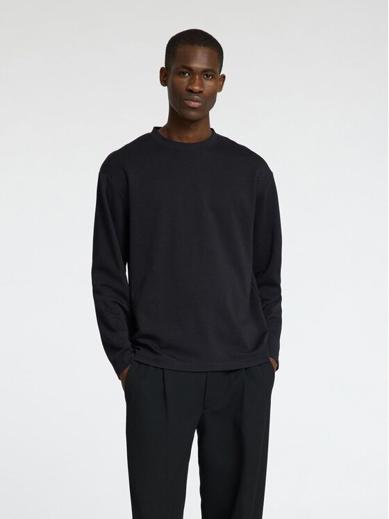 Selected Selected T-shirt 16097847_black Nero Regular Fit