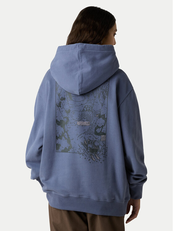 The North Face The North Face Mikina Powder Days NF0A8E4G Modrá Relaxed Fit