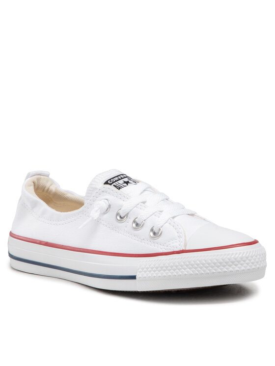 Converse slip on sale on white