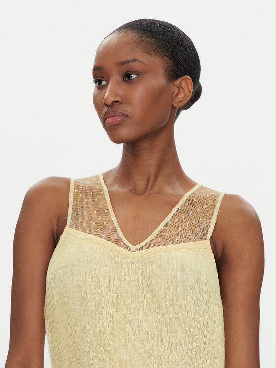 TWINSET TWINSET Sukienka letnia 251TP2511 Beżowy Regular Fit