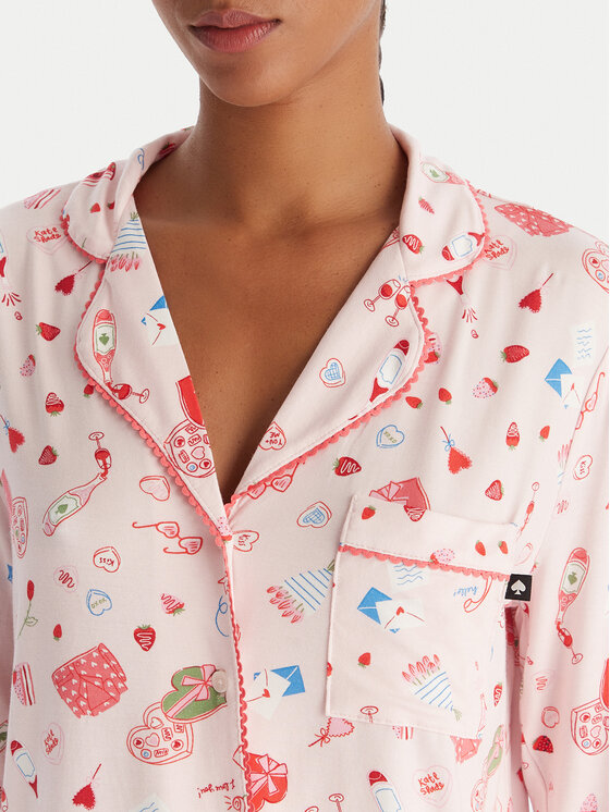 Kate Spade Kate Spade Pyžamo KSI82772 Růžová Regular Fit