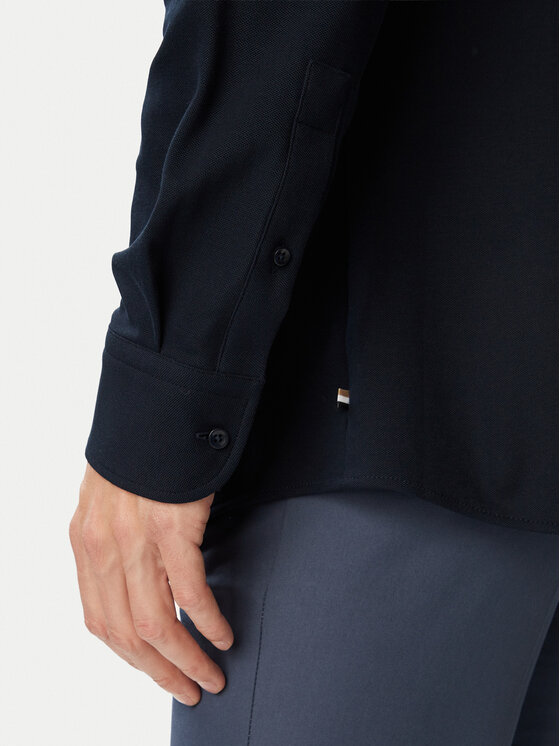 BOSS BOSS Marškiniai P-Hank-Sp-261 50556106 Tamsiai mėlyna Slim Fit