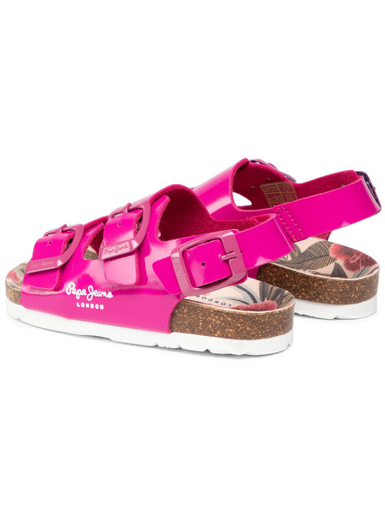 Pepe Jeans Pepe Jeans Sandały Bio Basic Buckles PGS90171 Różowy