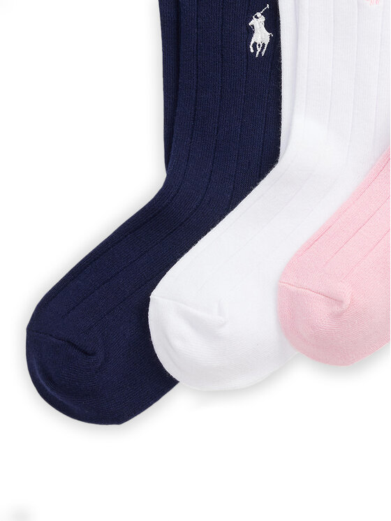 Polo Ralph Lauren Polo Ralph Lauren 3er-Set hohe Kindersocken 447979308001 Bunt