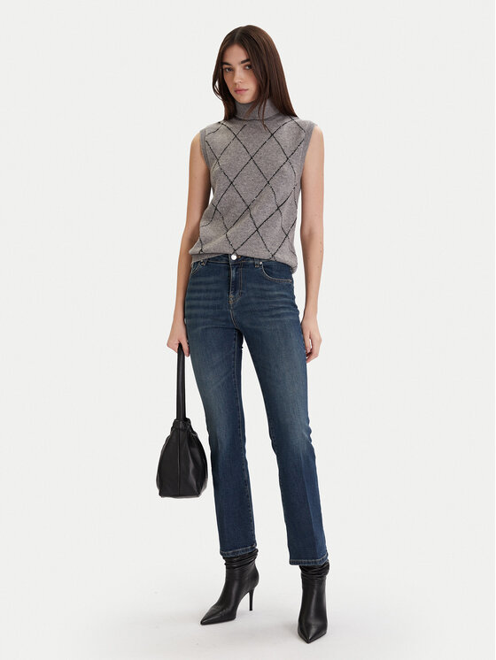 ViCOLO ViCOLO Džínsy DF5102 Modrá Bootcut Fit