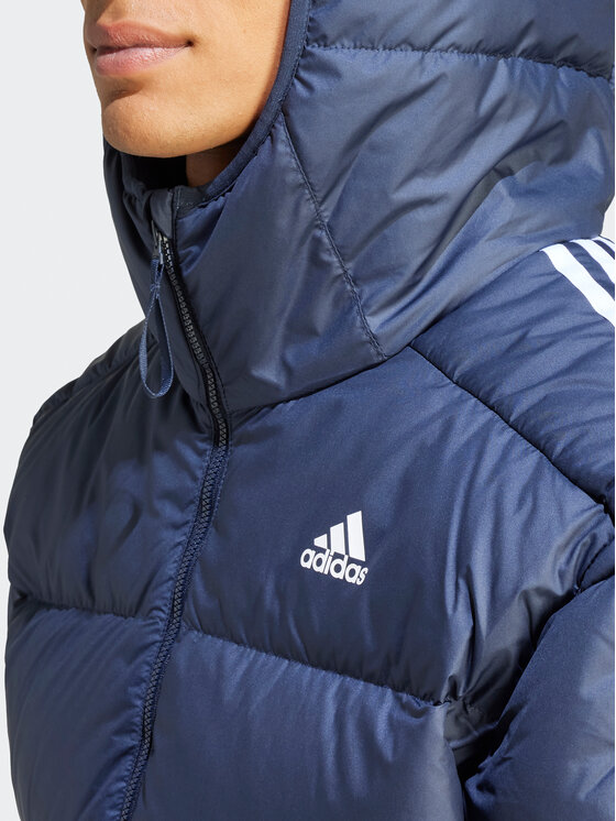 adidas adidas Puhovka Essentials Midweight Down IK3213 Mornarsko modra Regular Fit