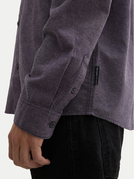 Tom Tailor Denim Tom Tailor Denim Košeľa 1042551 Fialová Relaxed Fit