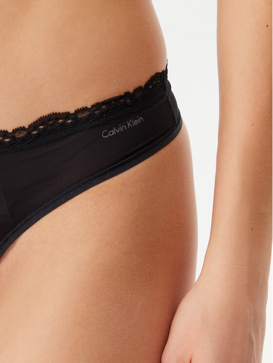 Calvin Klein Underwear Calvin Klein Underwear Στρίνγκ LV00QD5270 Μαύρο