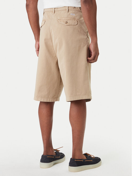 Guess Jeans Guess Jeans Stoffshorts M6GD40 WGCV1 Beige Regular Fit