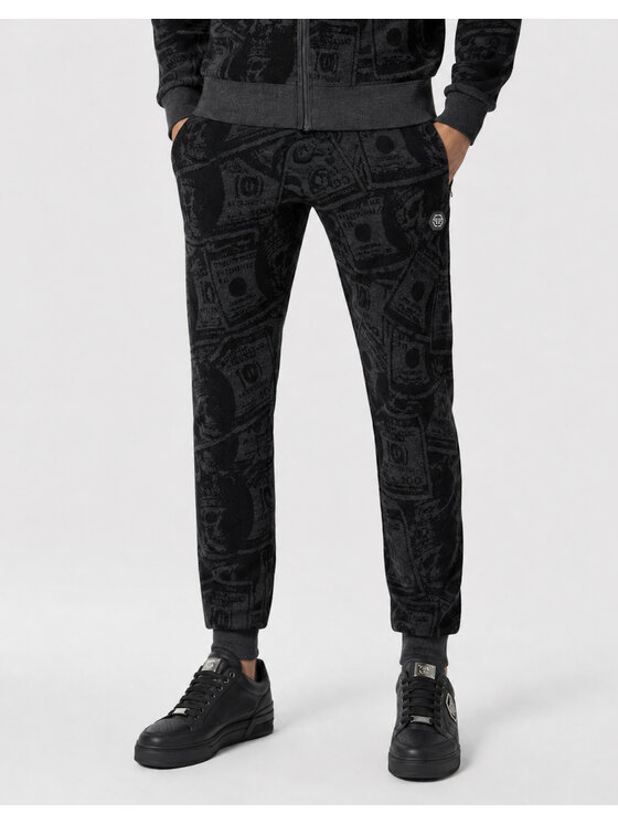 PHILIPP PLEIN PHILIPP PLEIN Jogger nohavice 31388 Čierna Jogger Fit