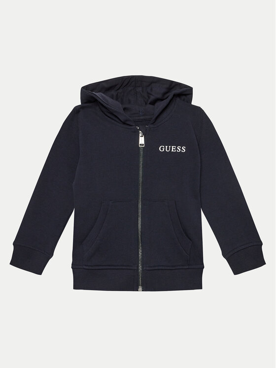 Guess Guess Bluză N3YQ07 KAUG0 Bleumarin Regular Fit