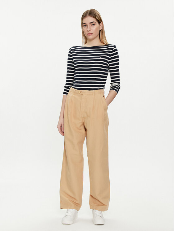Tommy Hilfiger Tommy Hilfiger Bluzka New Cody WW0WW40589 Granatowy Slim Fit