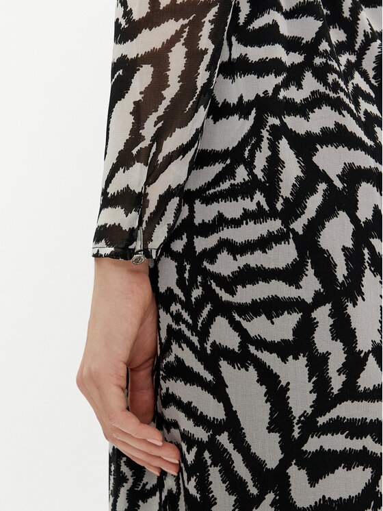 Morgan Morgan Rochie tip cămașă 241-RURRY.F Negru Regular Fit