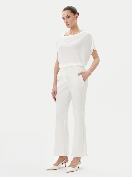 Bruuns Bazaar Bruuns Bazaar Blúzka Ginae BBW4362 Biela Regular Fit