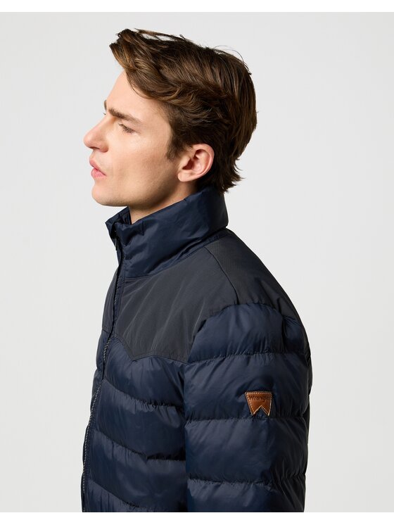 Wrangler Wrangler Kurtka puchowa 112371447 Granatowy Regular Fit