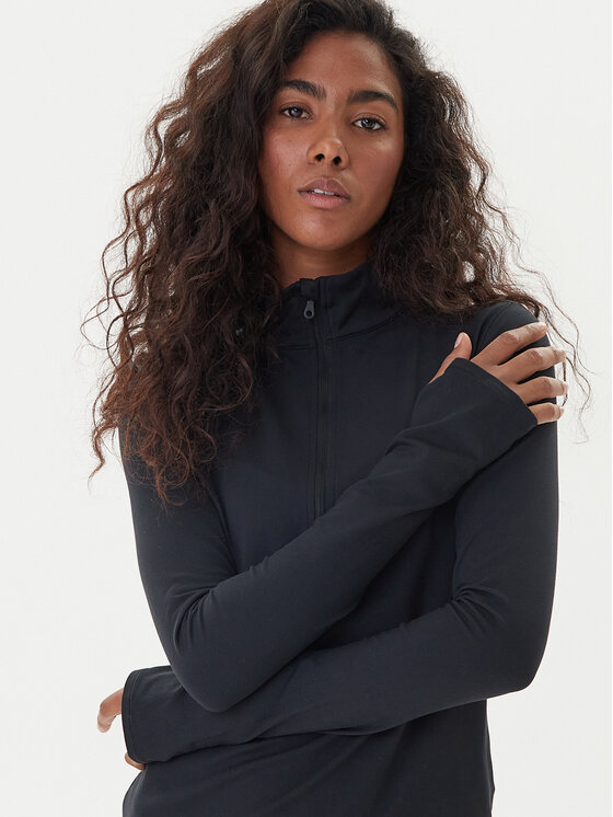 Girlfriend Collective Girlfriend Collective Тениска от техническо трико Reset 3054 Черен Slim Fit