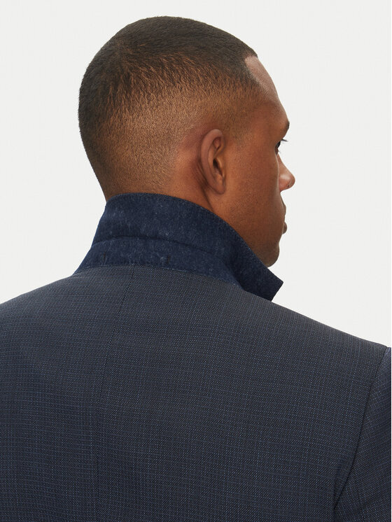 BOSS BOSS Garnitur H-Huge 50540776 Granatowy Slim Fit
