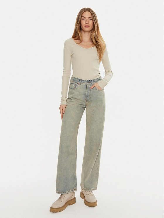 Calvin Klein Jeans Calvin Klein Jeans Μπλουζάκι J20J224197 Μπεζ Slim Fit