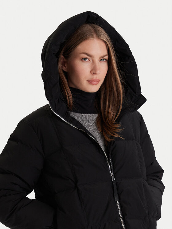 United Colors Of Benetton United Colors Of Benetton Пухено яке 22T6DN086 Черен Regular Fit