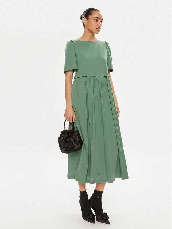 Weekend Max Mara Weekend Max Mara Každodenné šaty Snack 2415621062 Zelená Relaxed Fit
