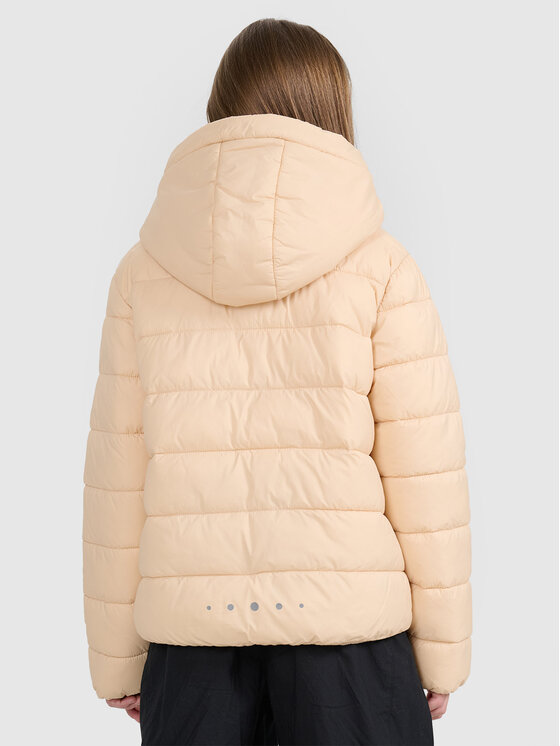 4F 4F Kurtka puchowa OUTERWEAR Beżowy Regular Fit