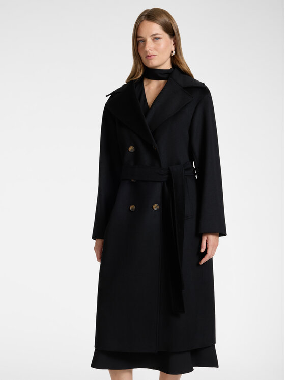 Elena Mirò Elena Mirò Cappotto invernale 0060P000023N033 Nero Regular Fit