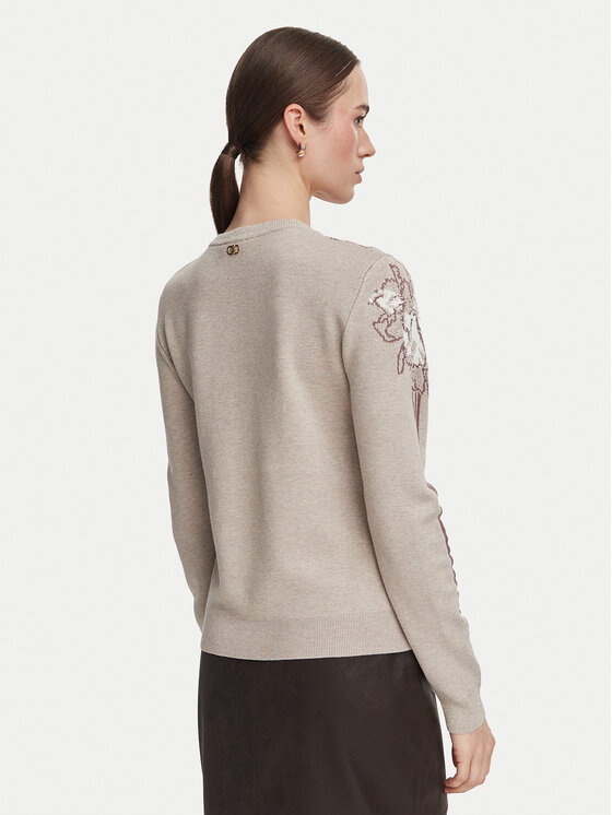 Liu Jo Sport Liu Jo Sport Sweter TF6094 MS49I Szary Regular Fit