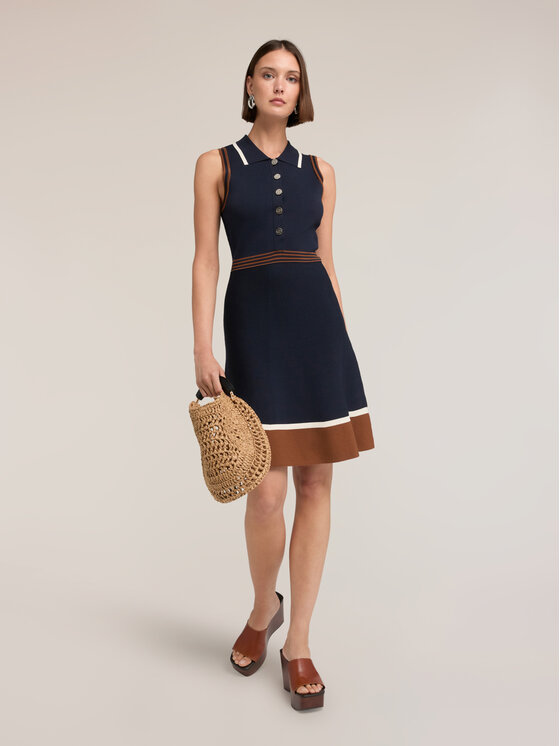 Motivi Motivi Abito da cocktail 7683W001585N0Z4 Blu Regular Fit