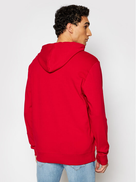Tommy Hilfiger Mikina Oh Hoodie Lwk UM0UM02191 ervena Regular Fit Modivo.cz