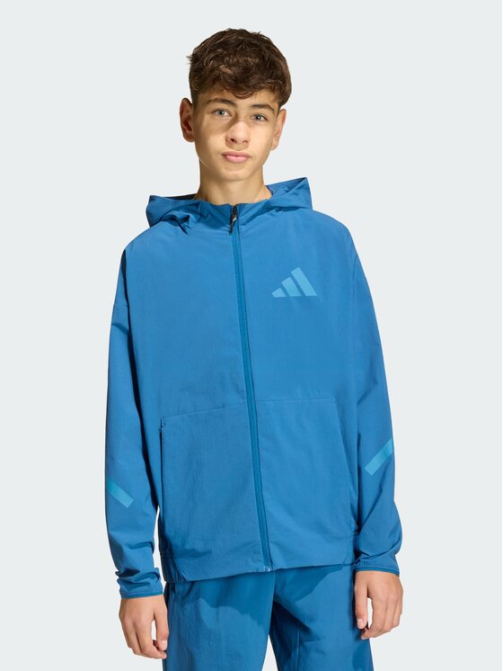 adidas adidas Bluza 163085 Błękitny Loose Fit