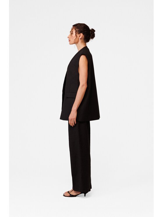LE POSSÉ LE POSSÉ Γιλέκο KLS Μαύρο Oversize