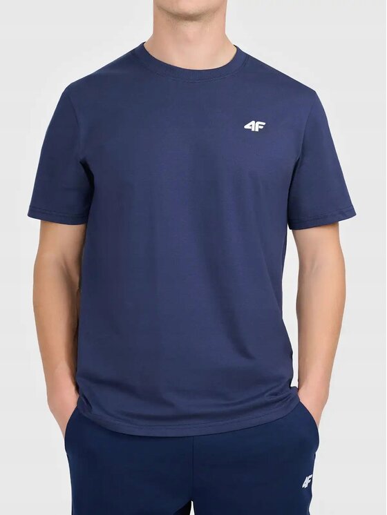 4F 4F T-Shirt Z-TTSHM3341-2 Czarny Regular Fit