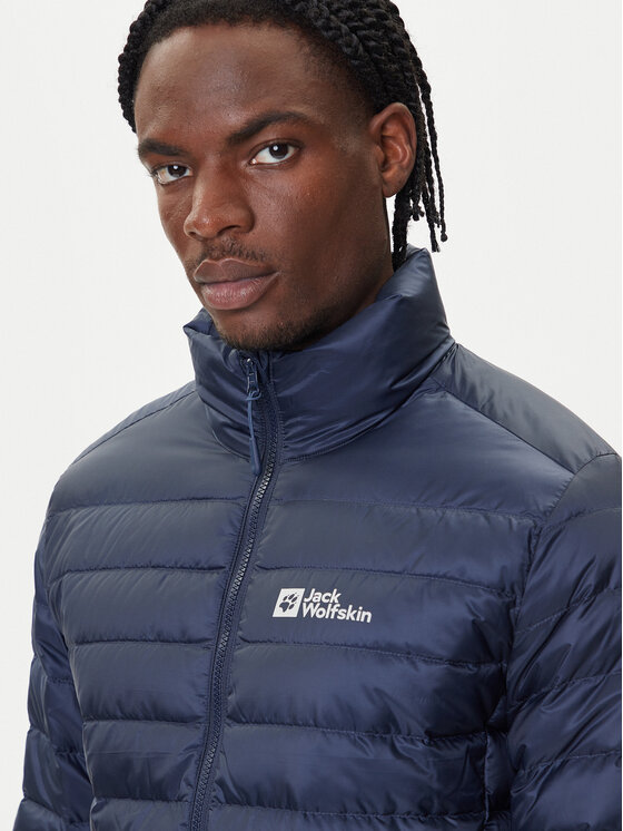 Jack Wolfskin Jack Wolfskin Vatovaná bunda Pilvi Down 1207701 Tmavomodrá Regular Fit