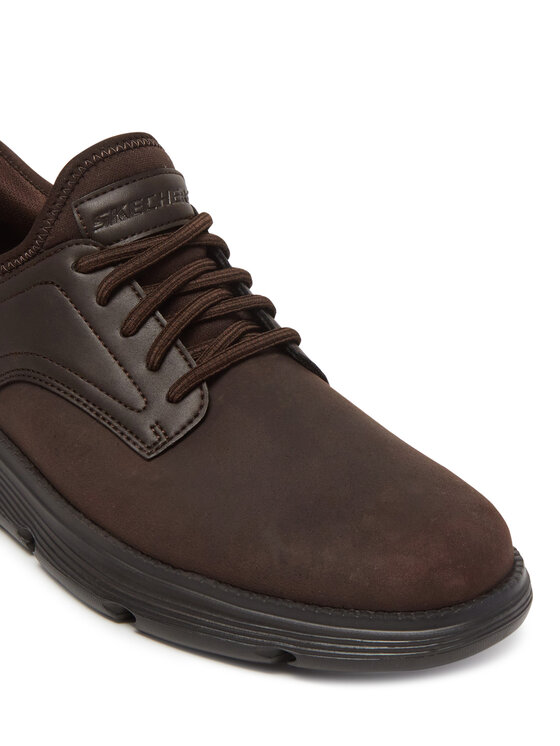Skechers Skechers Sneakersy Garza-Gervin 205046/CHOC Brązowy