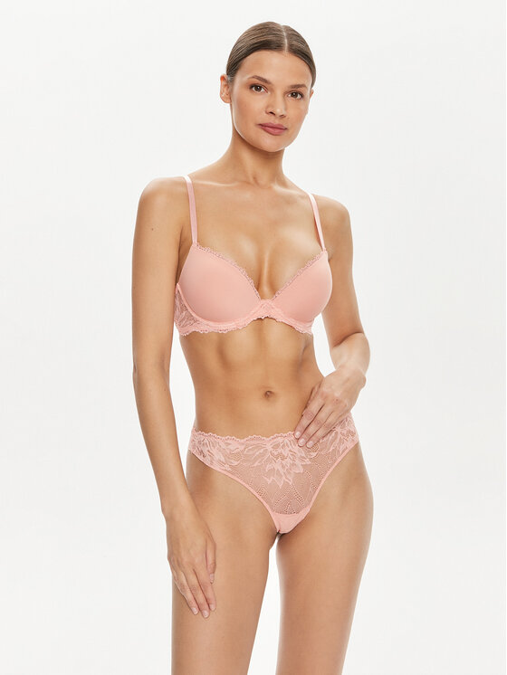 Calvin Klein Underwear Calvin Klein Underwear Push-up krūšturis 000QF6394E Koraļļu