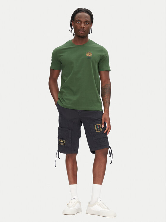 Aeronautica Militare Aeronautica Militare Тишърт 251TS2391J592 Зелен Regular Fit