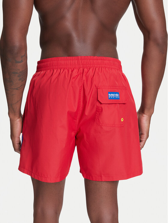 Pepe Jeans Pepe Jeans Szorty kąpielowe Red Bull Racing RMB10007 Czerwony Regular Fit