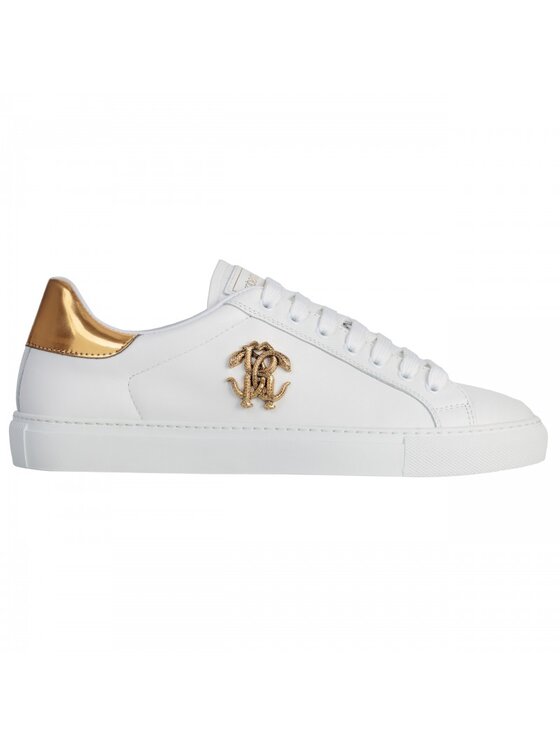 Sneakersy Roberto Cavalli, Rozmiar 45, Białe, 20723BM