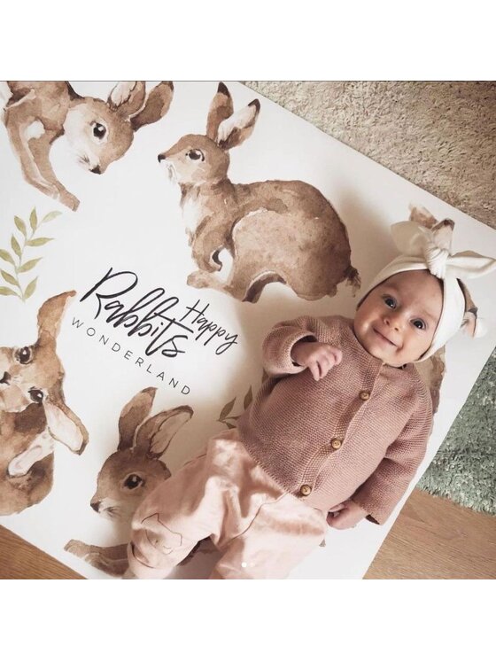 Naklejka ścienna Dekornik, króliczki Happy Rabbits Wonderland