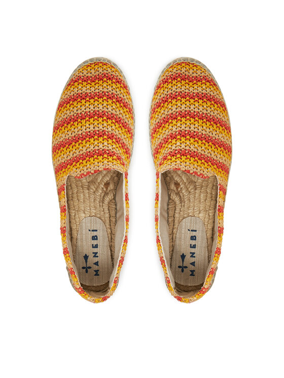 Manebi Manebi Espadryle H 2.6 D0 Pomarańczowy