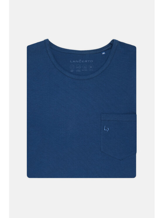 Lancerto Lancerto T-Shirt Ancus TS073124000011 Niebieski Regular Fit