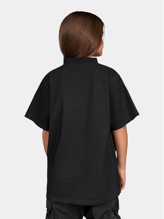 MADE BY SOCIETY MADE BY SOCIETY T-Shirt MBS MAISON - T37579 Czarny Basic Fit