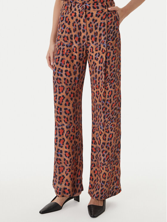 LOLA CASADEMUNT Spodnie palazzo MS2614002 Brązowy Wide Leg