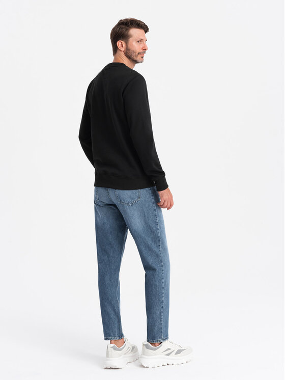 Ombre Ombre Mikina OM-SSPS-0181 Černá Regular Fit