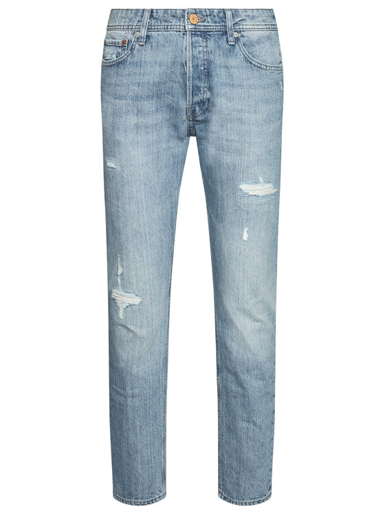 Jack & Jones Jack & Jones Džínsy Mike 12190934 Modrá Regular Fit