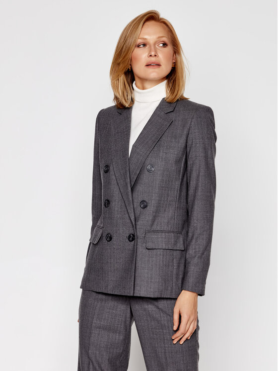 MICHAEL Michael Kors MICHAEL Michael Kors Marynarka MF01EZTESJ Szary Regular Fit