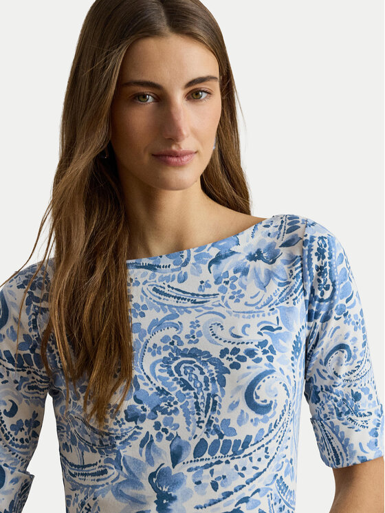 LAUREN RALPH LAUREN LAUREN RALPH LAUREN Haljina za svaki dan 200B22023001 Svijetlo plava Slim Fit