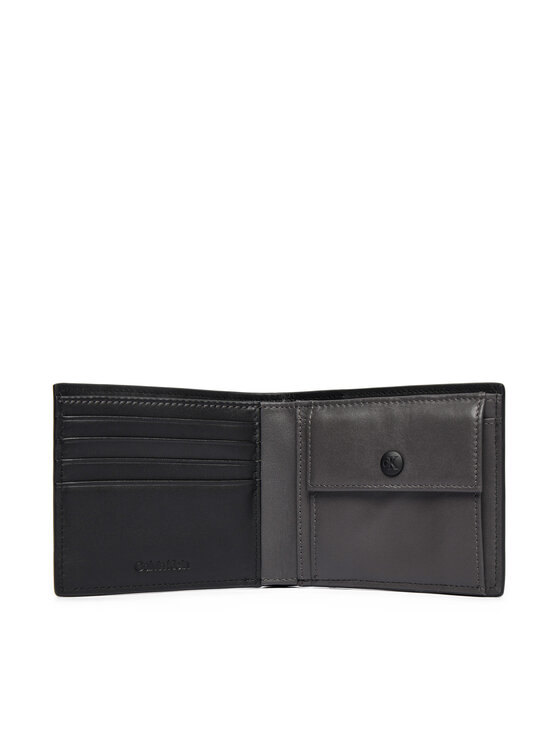 Calvin Klein Calvin Klein Herren Geldbörse Bold Billfold W/Coin LV04D1156G Schwarz