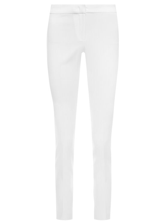 Pantaloni di tessuto Laura 11310620 Bianco Slim